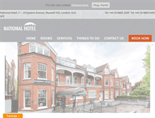 Tablet Screenshot of nationalshotel.com